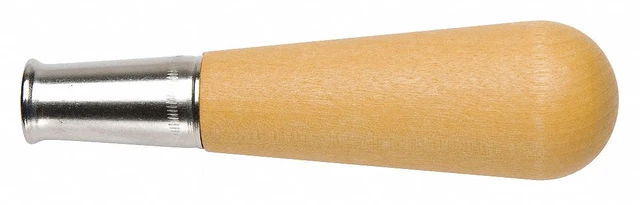 Alt view image 3 of 3 - File Handle, Wood, #1