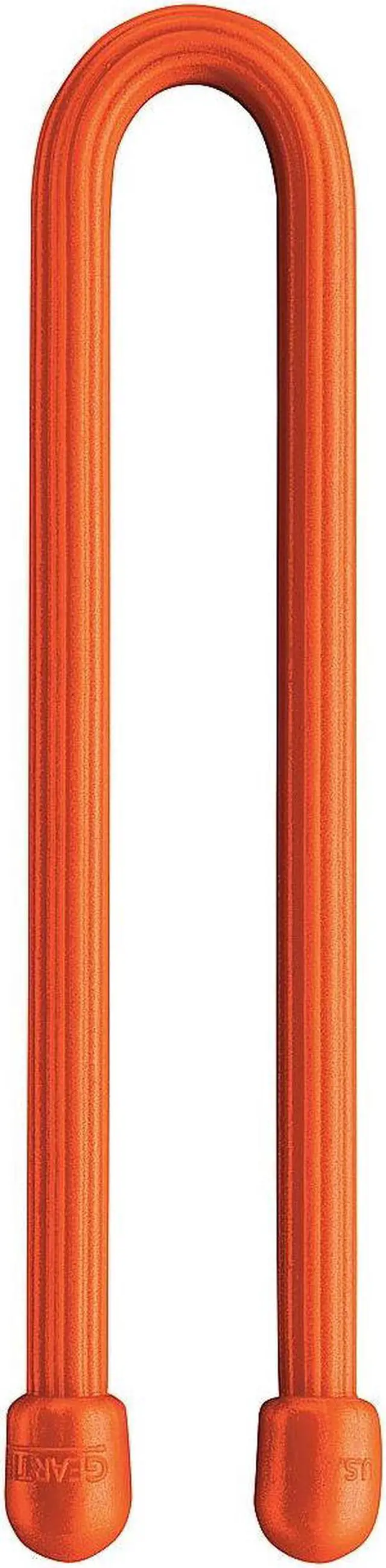 Alt view image 8 of 15 - NITE IZE GT6-2PK-31 6" L, 1/4" W, Bright Orange Plastic Gear Tie, PK 2