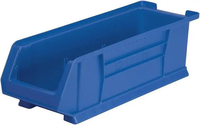 Alt view image 2 of 3 - AKRO-MILS 30284BLUE Storage Bin, Plastic, Blue, 7 in H, 8 1/4 in W, 23 7/8 in L