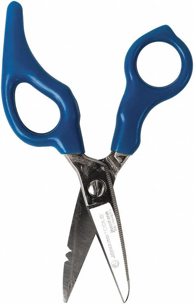 Alt view image 3 of 4 - JONARD TOOLS ES-1964ERG 6-1/4" Electricians Scissors, Serrated Cut, Right Hand