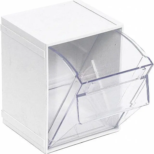 Main image of QUANTUM STORAGE SYSTEMS QTB405WT Tip Out Bins, Individual, W 3/4, White