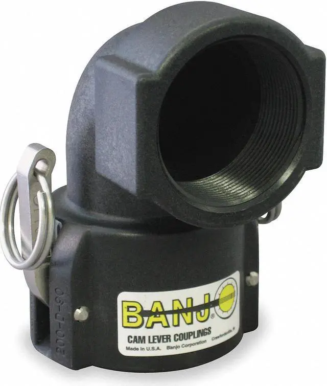 Alt view image 2 of 2 - BANJO 200D90 2" Female Coupler x FNPT 90 Degree Coupler