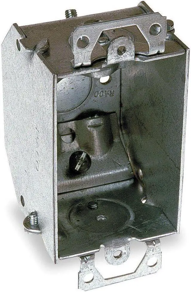 Alt view image 3 of 9 - 2-1/4" Switch Box W/Ears Raco Pvc Switch Boxes 471 050169004715