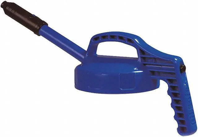 Main image of OIL SAFE 100302 Stretch Spout Lid,w/0.5 In Outlet,Blue
