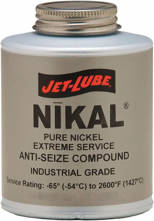 Alt view image 2 of 2 - JET-LUBE 13602 Anti Seize Compound,Pure Nickel,8 oz.