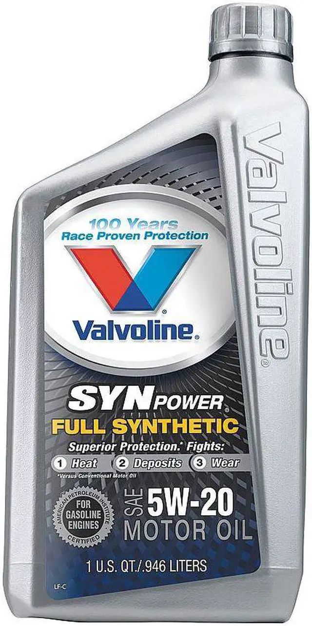 Main image of Valvoline Full Synthetic Engine Oil, 32 oz. Bottle, SAE Grade: 5W-20, Amber