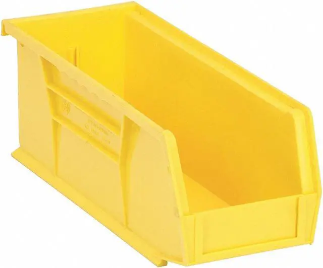 Alt view image 2 of 8 - QUANTUM STORAGE SYSTEMS QUS224YL Hang & Stack Storage Bin, Polypropylene,