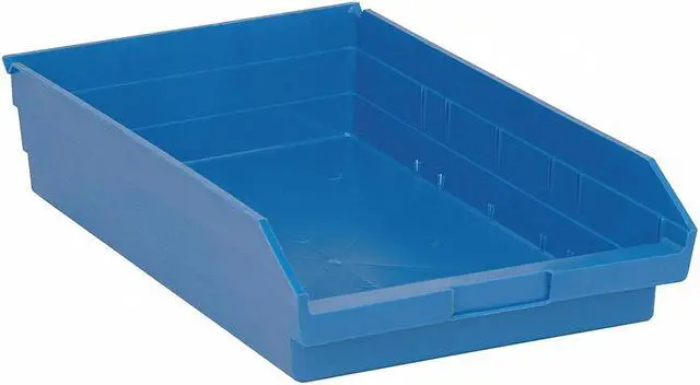 Main image of QUANTUM STORAGE SYSTEMS QSB110BL Blue Shelf Bin, 17-7/8"L x 11-1/8"W x 4"H
