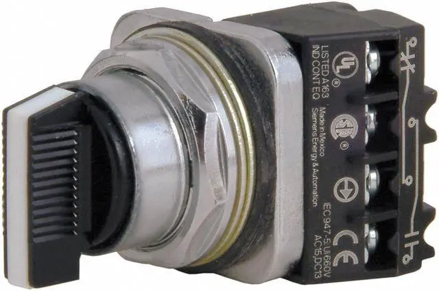 Alt view image 2 of 2 - SIEMENS 52SA2CABA2 Non-Illum Selector Switch,2NO/2NC,3P
