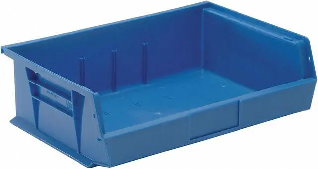 Main image of QUANTUM STORAGE SYSTEMS QUS245BL Blue Hang and Stack Bin, 10-7/8"L x 16-1/2"W x