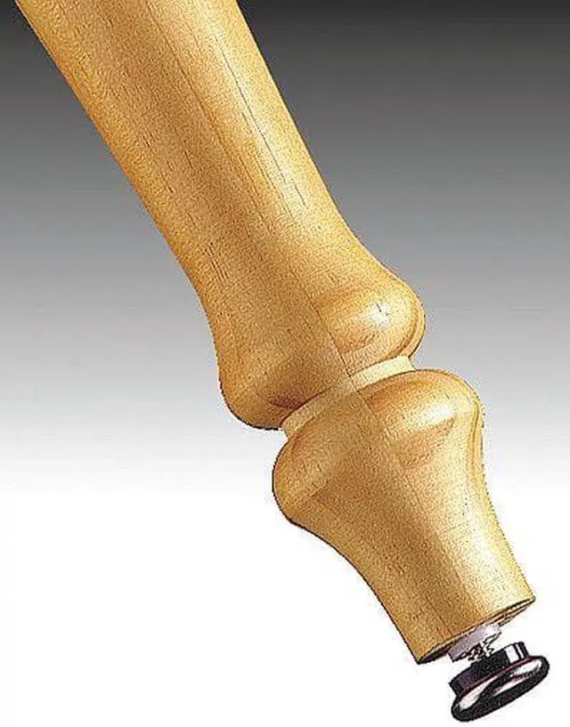 ZORO SELECT 9451 Leveling Glides,Screw-In,Rd,1-1/4