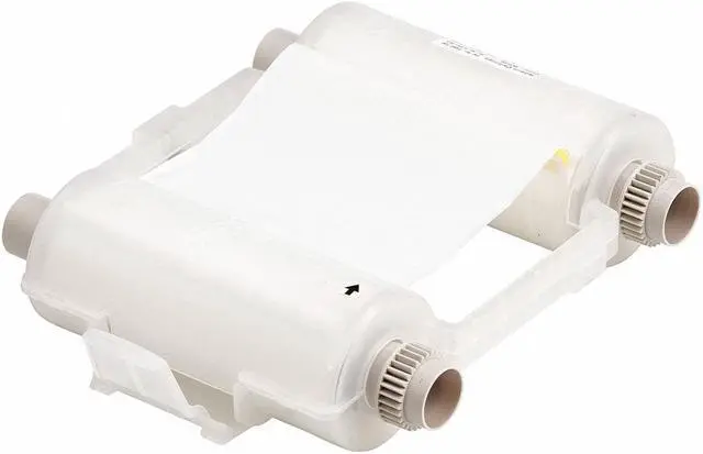 Alt view image 4 of 11 - BRADY 76741 Ribbon Cartridge, 4-1/8" W, 200 ft. L, White