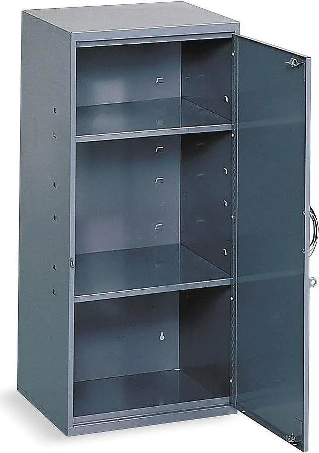 Alt view image 2 of 4 - DURHAM MFG 055-95 Wall Storage Cabinet, 13-3/4"W x 12-3/4"D x 30"H, 75 lb. Load