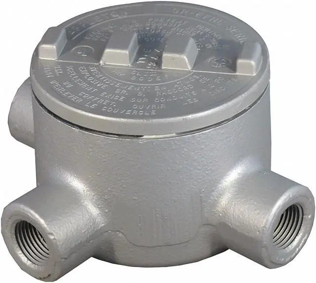 Main image of APPLETON ELECTRIC GRT100 Conduit Outlet Body,Iron,T,1 In.