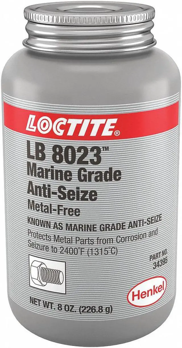 Main image of Loctite Metal-Free Marine Grade Anti-Seize, -20°F to 2400°F, 8 oz., Black