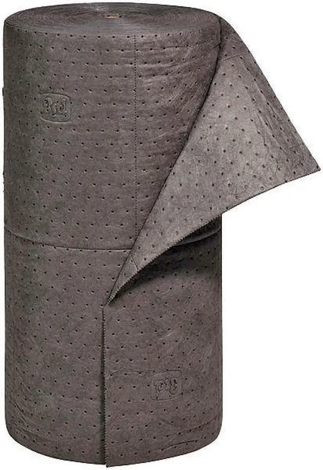 Main image of PIG MAT230 Absorbent Roll, Absorbs 40.2 gal. Universal, ,Gray