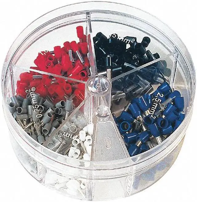 Main image of Ferrule Assort Kit,100 Pieces,#12-6 AWG PANDUIT KP-FSD3