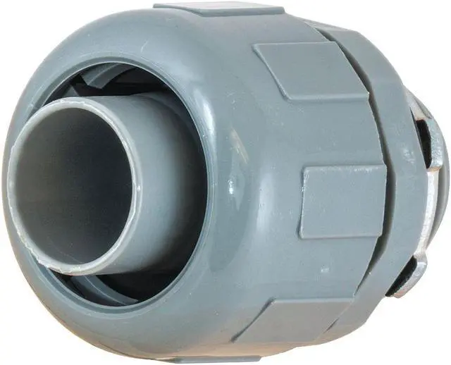 Main image of HUBBELL WIRING DEVICE-KELLEMS P050CGY Conduit Fitting Connector, 1/2 in,