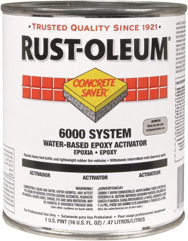 Alt view image 2 of 3 - RUST-OLEUM 6001604 6000 Epoxy Floor Coating Activator,1 pt.