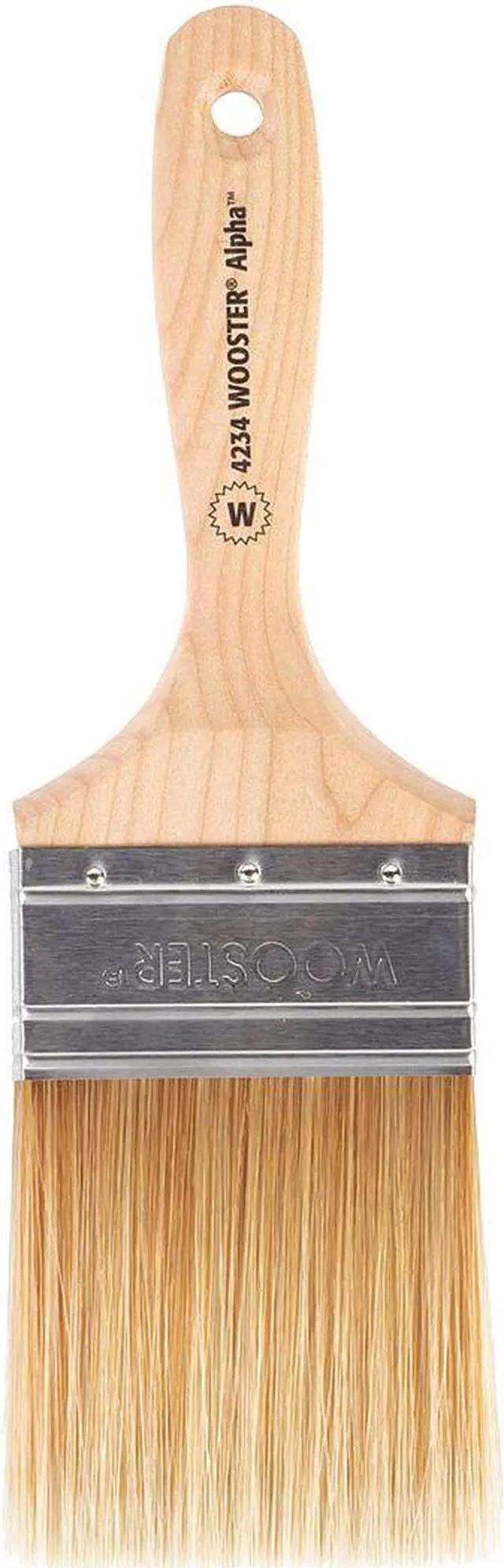 Main image of WOOSTER 4234-3 3" Wall Paint Brush, Micro Tip Bristle, Wood Handle