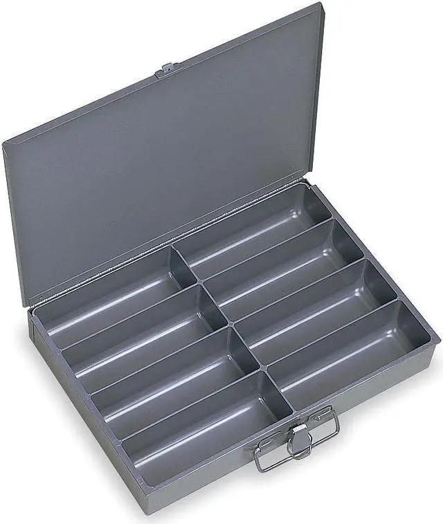 Main image of DURHAM MFG 213-95 Prime Cold Rolled Steel Compartment Box Gray