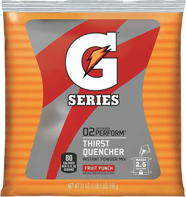 Alt view image 5 of 6 - Thirst Quencher Powdered Drink Mix Fruit Punch 21oz Packet 32/Carton QUA33691