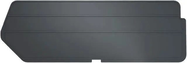 Main image of AKRO-MILS 40224 Plastic Divider, Black, 10 13/32 in L, 3 1/2 in H, 6 PK