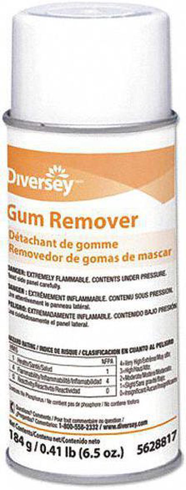 Diversey Gum and Wax Remover - Effective on the Removal of Gum, Candle Wax,  and More from Carpets, Upholstery, and Hard Surfaces - 6.5 oz. Aerosol Can:  : Industrial & Scientific
