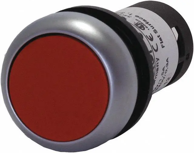 Main image of EATON C22-D-R-K01 Non-Illuminated Push Button, 22 mm, 1NC, Red