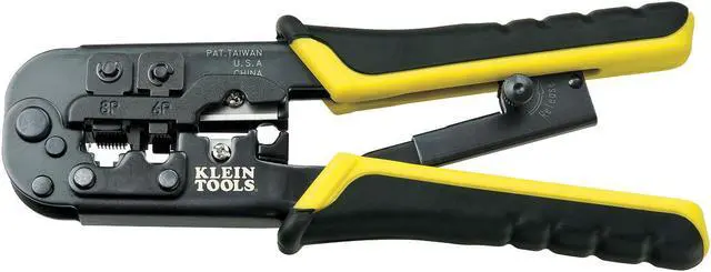 Main image of KLEIN TOOLS VDV226-011-SEN 7 1/2 in Ratchet Crimper CAT3, CAT5e, CAT6/6A