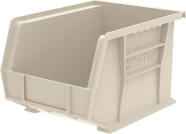 Alt view image 2 of 2 - AKRO-MILS 30239STONE Stone Hang and Stack Bin, 10-3/4"L x 8-1/4"W x 7"H,