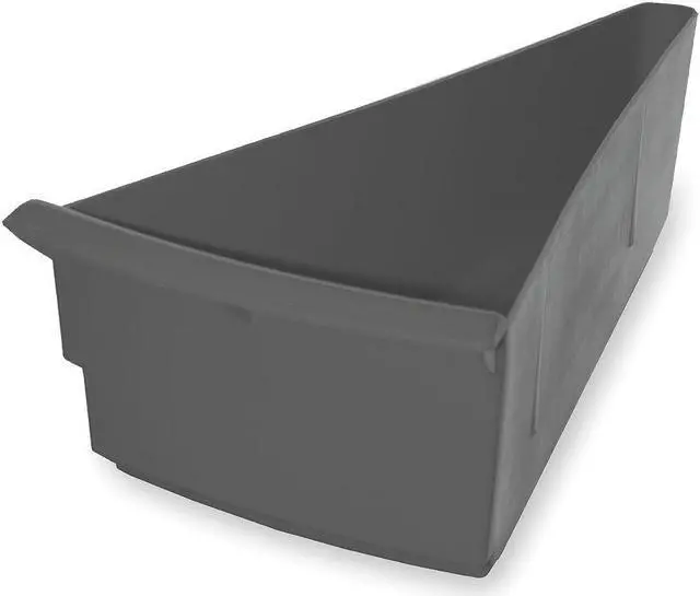 Main image of DURHAM MFG 15007-95 Polypropylene Rotary Bin Pan, 4 1/2 in H x Gray