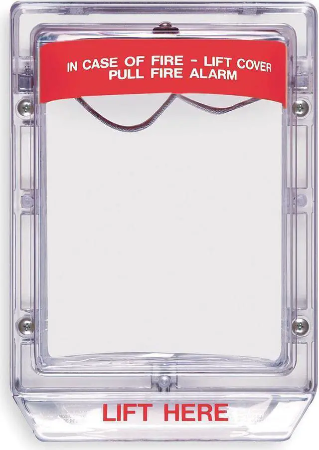 Alt view image 2 of 3 - Pull Station Guard, Polycarbonate, Surface