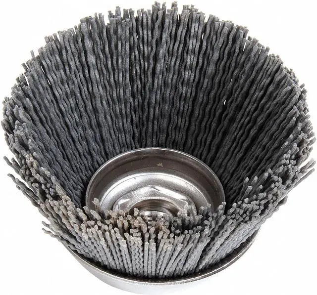 Alt view image 5 of 6 - WEILER 97603 Cup Wire Brush, Threaded Arbor, 3-1/2"