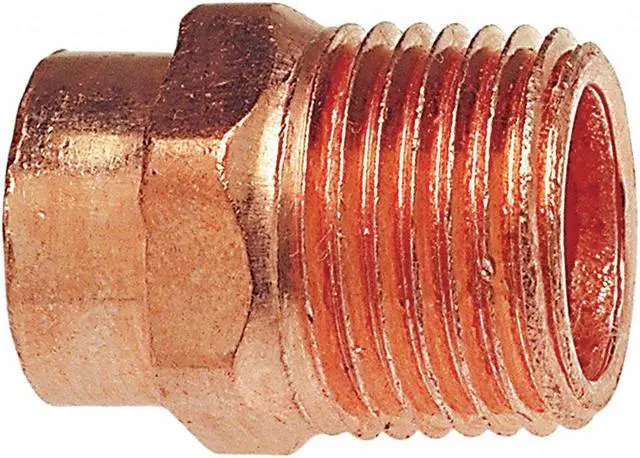 Alt view image 2 of 2 - NIBCO 604R 1X1/2 1" NOM C x 1/2" MNPT Copper Adapter