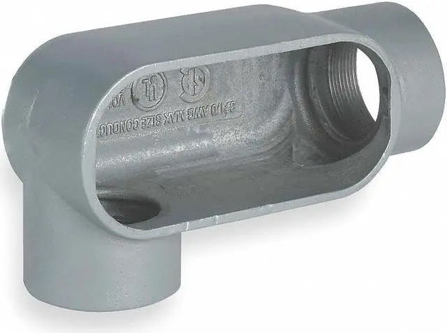 Main image of HUBBELL KILLARK LR47 Conduit Outlet Body,Iron,LR,1-1/4 In.