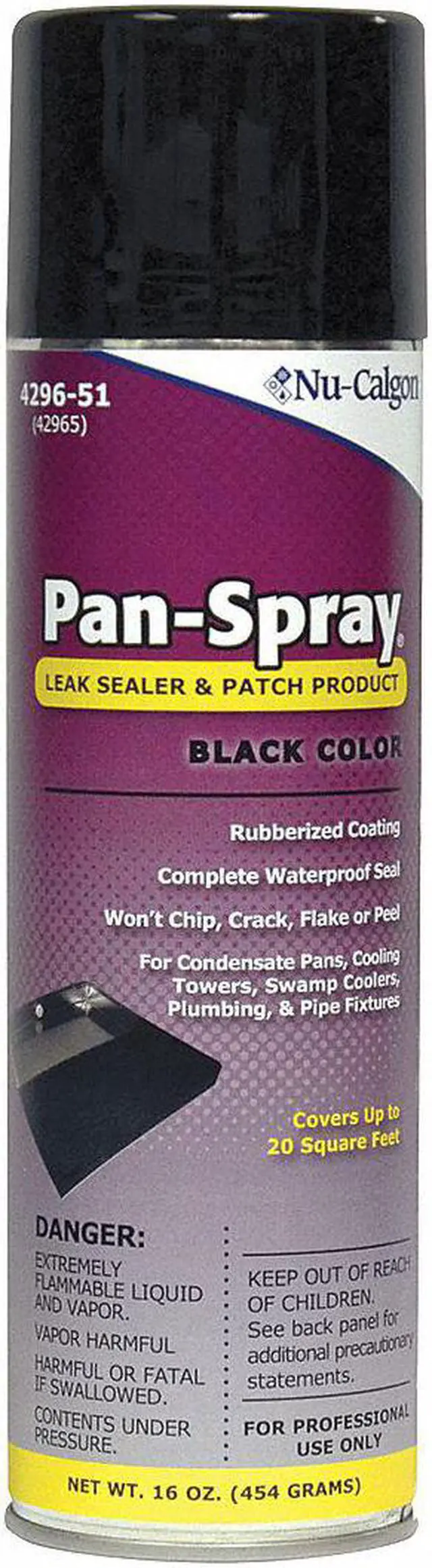 Alt view image 3 of 4 - Nu-calgon Leak Sealer, Spray, 2-13/16 in. 16 oz. Black   4296-51