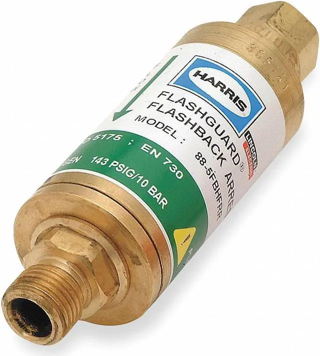 Alt view image 2 of 3 - HARRIS 88-5FBHF-RR HF Flashback Arrestor, Regulator, Oxygen