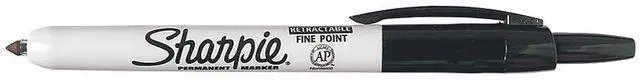 Alt view image 2 of 6 - Retractable Sharpie Marker Fine Point 12/BX Black 32701DZ