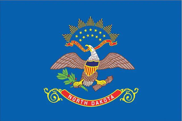 Main image of ANNIN FLAGMAKERS 144160 North Dakota State Flag,3x5 Ft