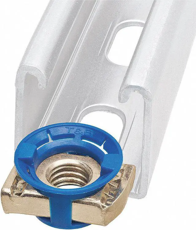 Main image of KINDORF UCN12 Channel Cone Nut,1/2 In,Gold,PK5