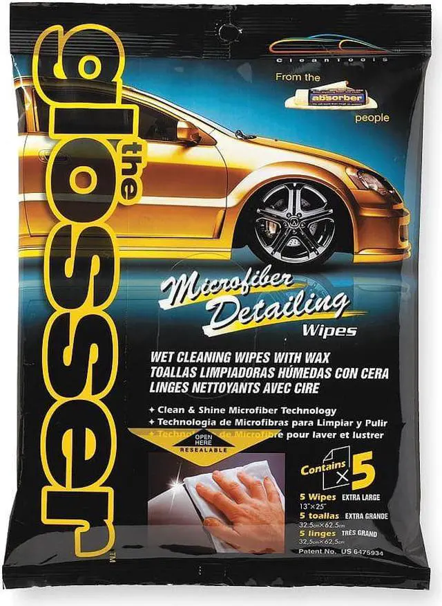 Alt view image 3 of 3 - Detailing Wipes, White, PK5