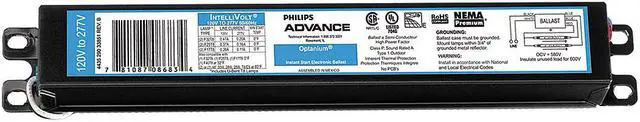 Alt view image 2 of 3 - PHILIPS ADVANCE IOP-4PSP32-LW-SC PHILIPS ADVANCE 94 Watts, 3 or 4 Lamps,