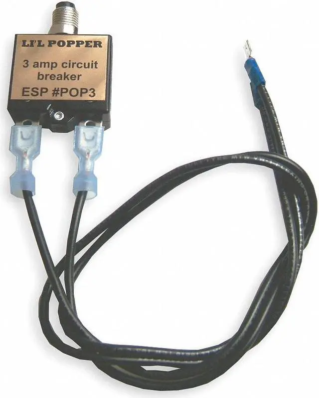Alt view image 2 of 2 - SUPCO POP3 3 Amp Circuit Breaker, Push Button