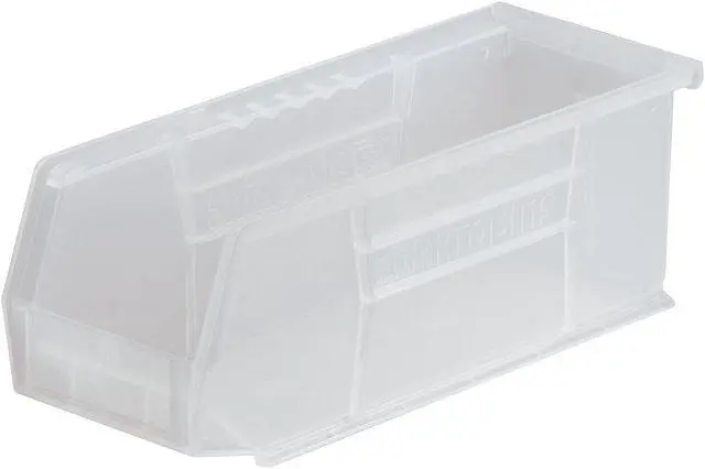 Main image of AKRO-MILS 30224SCLAR 4"L x 4-1/8"W x 10-7/8"H Clear Hang and Stack Bin