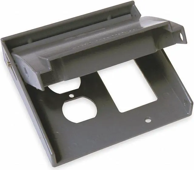 Main image of BELL OUTDOOR 5033-0 Weatherproof Cover, Double Gang Box Type, 2 Gangs,