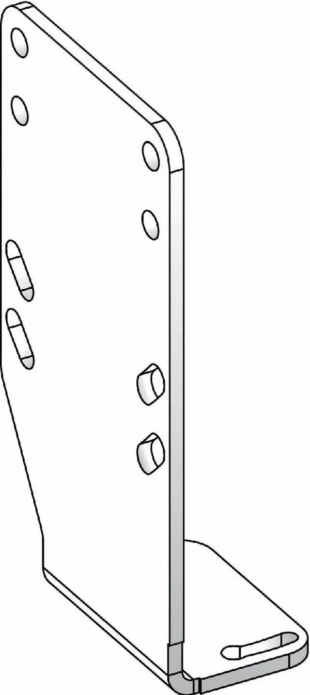 Alt view image 2 of 2 - TELEMECANIQUE SENSORS XUZASK003 Mounting Bracket,For XUK Series Sensors
