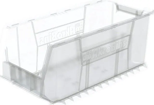 Main image of AKRO-MILS 30287SCLAR Clear Super Size Bin, 23-7/8"L x 11"W x 10"H