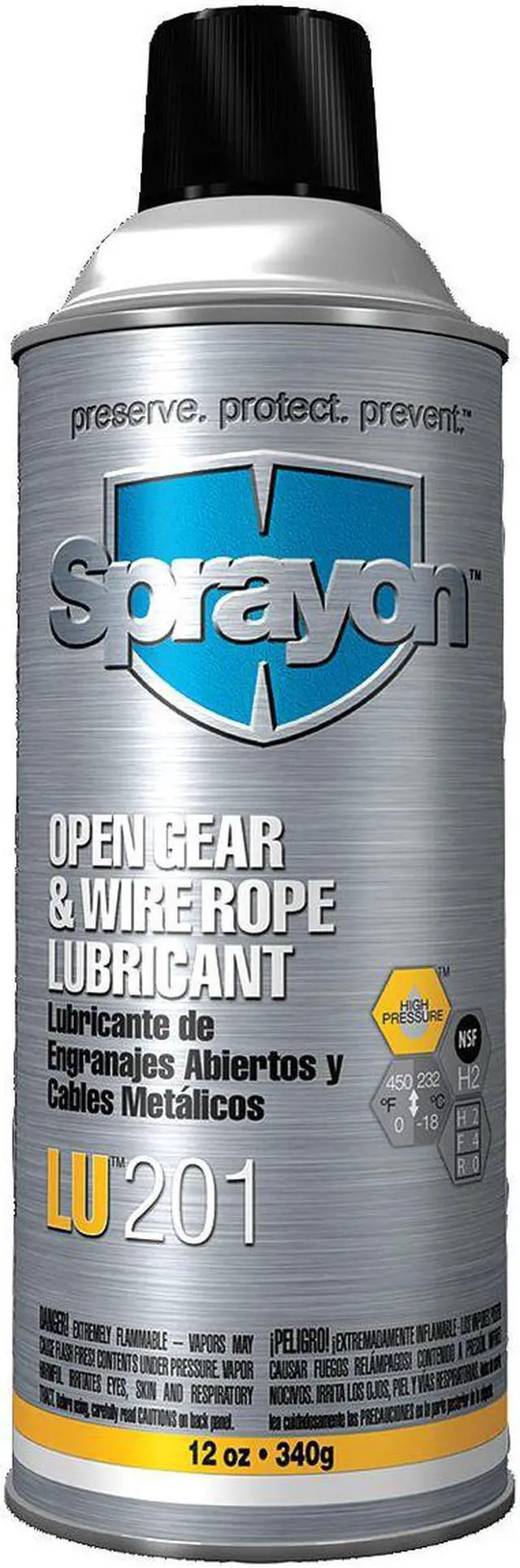 Main image of Open Gear and Wire Rope Lubricant, 16 oz. Container Size, 12 oz. Net Weight