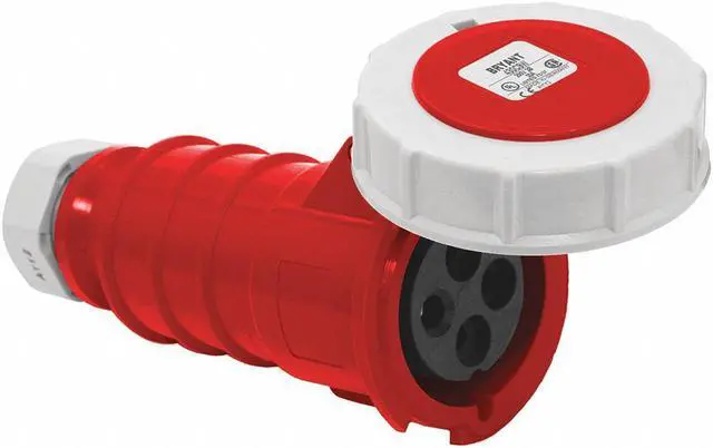 Main image of BRYANT BRY430C7W Watertight Pin & Sleeve Connector, 30 A, 480V AC, Three Phase,